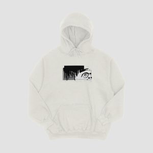 White Hoodie (Open Eyes)